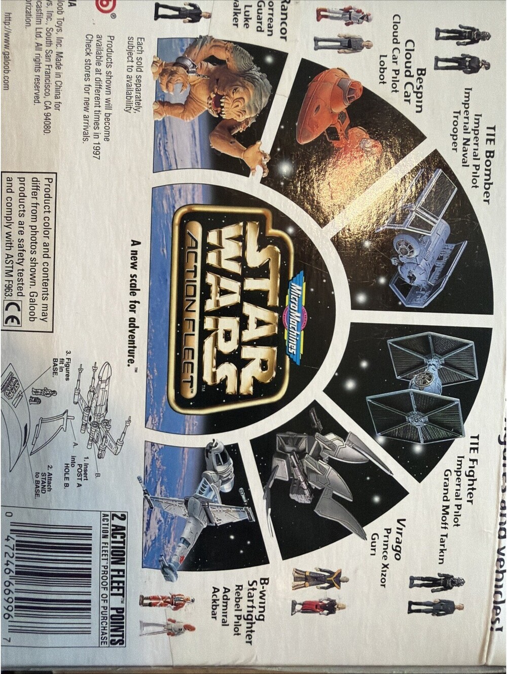 Micro Machines Star Wars Action Fleet Bespin Twin-Pod Cloud Car 1996 New